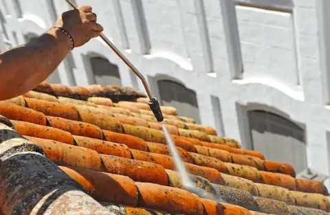 Nettoyage de toitures - Fontaines